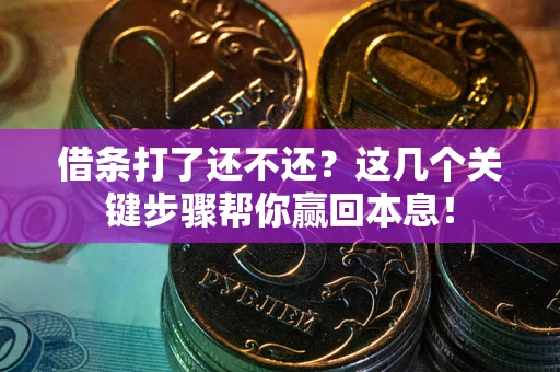 济南借条打了还不还？这几个关键步骤帮你赢回本息！