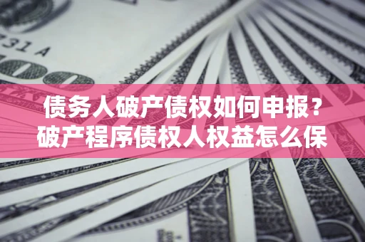 济南债务人破产债权如何申报？破产程序债权人权益怎么保障？