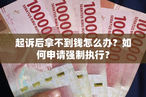 济南起诉后拿不到钱怎么办？如何申请强制执行？