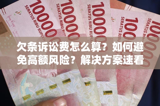 济南欠条诉讼费怎么算？如何避免高额风险？解决方案速看！