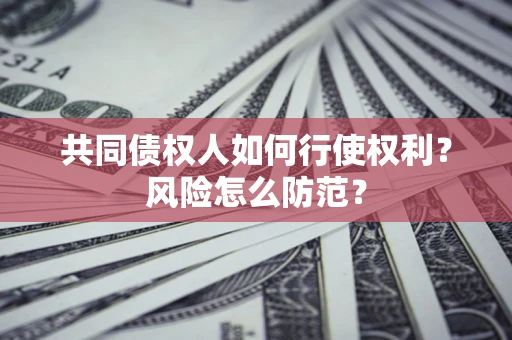 济南共同债权人如何行使权利？风险怎么防范？