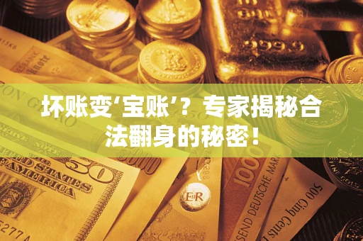 济南坏账变‘宝账’？专家揭秘合法翻身的秘密！