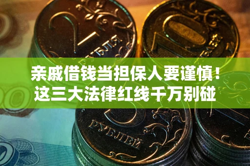 济南亲戚借钱当担保人要谨慎！这三大法律红线千万别碰
