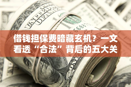 济南借钱担保费暗藏玄机？一文看透“合法”背后的五大关键陷阱