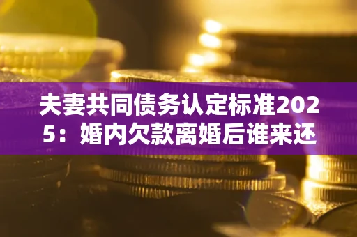 济南夫妻共同债务认定标准2025:婚内欠款离婚后谁来还? 济南夫妻共同债务认定标准2025:婚内欠款离婚后谁来还?