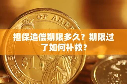 济南担保追偿期限多久？期限过了如何补救？