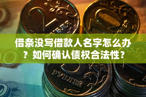 济南借条没写借款人名字怎么办？如何确认债权合法性？