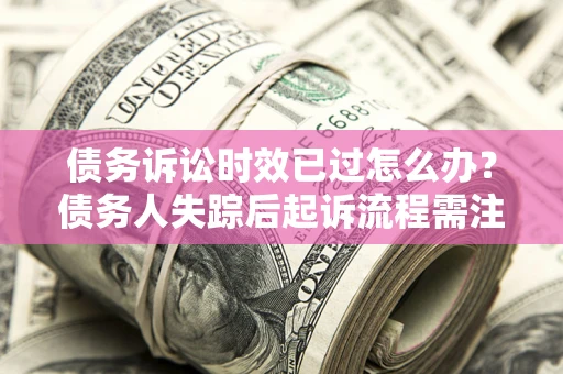 济南债务诉讼时效已过怎么办？债务人失踪后起诉流程需注意什么？