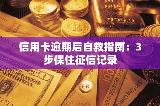 济南信用卡逾期后自救指南：3步保住征信记录