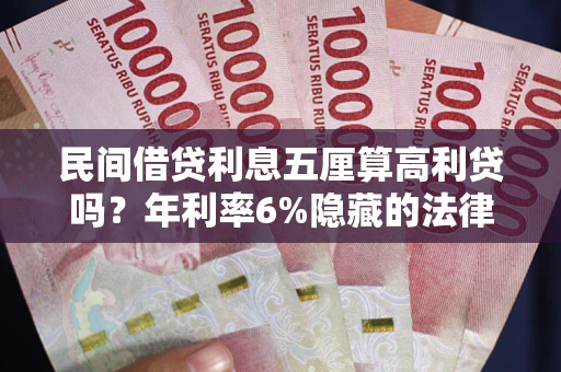 济南民间借贷利息五厘算高利贷吗？年利率6%隐藏的法律风险全解析