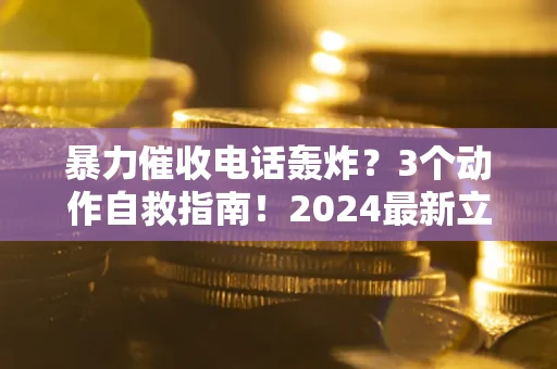 济南暴力催收电话轰炸？3个动作自救指南！2024最新立案标准全解析